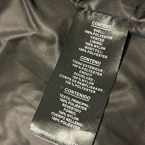 Kendall + Kylie Puffer Coat Bomber Jacket Black/Red Plaid Size M - Picture 9 of 9